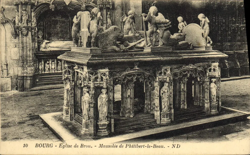 Bourg - Église de Brou - Mausolée de Philibert-le-Beau - Recto