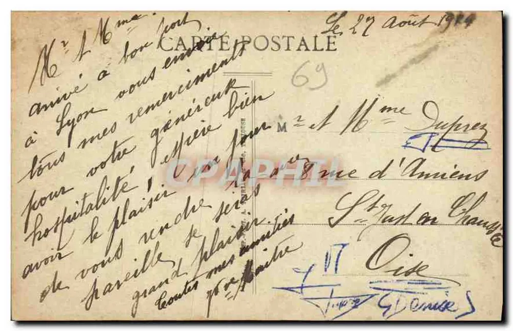 LYON — Nossa Senhora de Fourvière — A Abside — E. R. n°264 - Verso