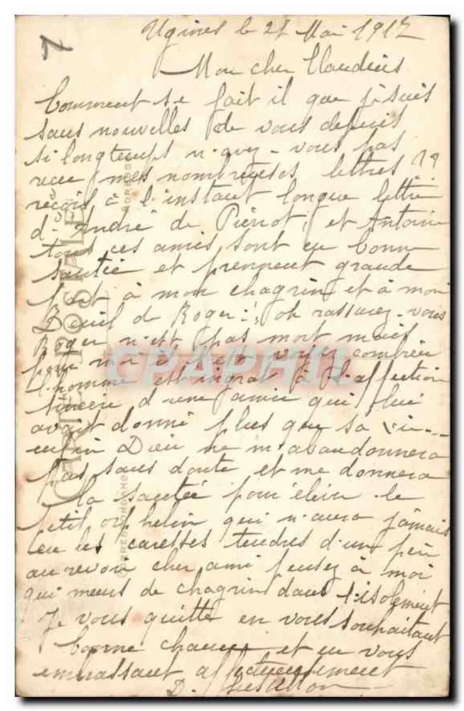 LYON — A Prefeitura — Carrier editor, mobiliário, Lyon - Verso
