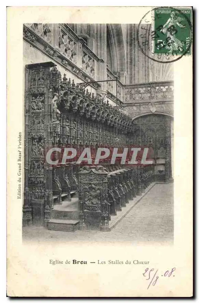 Igreja de Breu — As Cadeiras do Coro — Edição do Grande Mercado Parisiense - Frente
