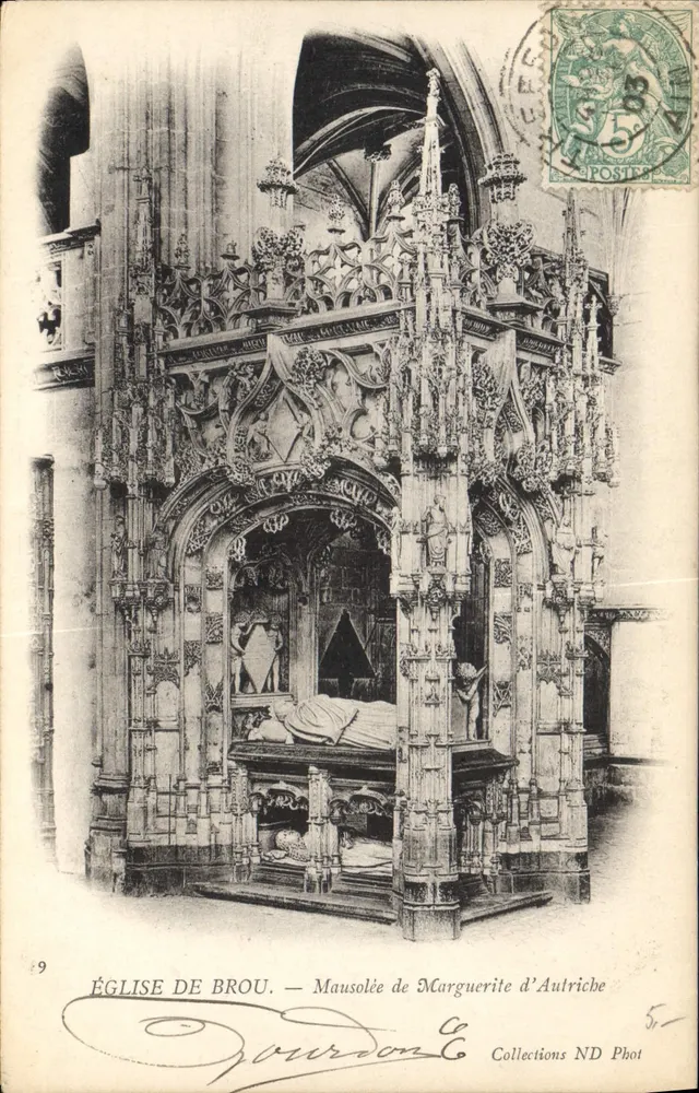 Kirche von Brou - Mausoleum von Marguerite d'Autriche — Collections ND Phot - Vorderseite