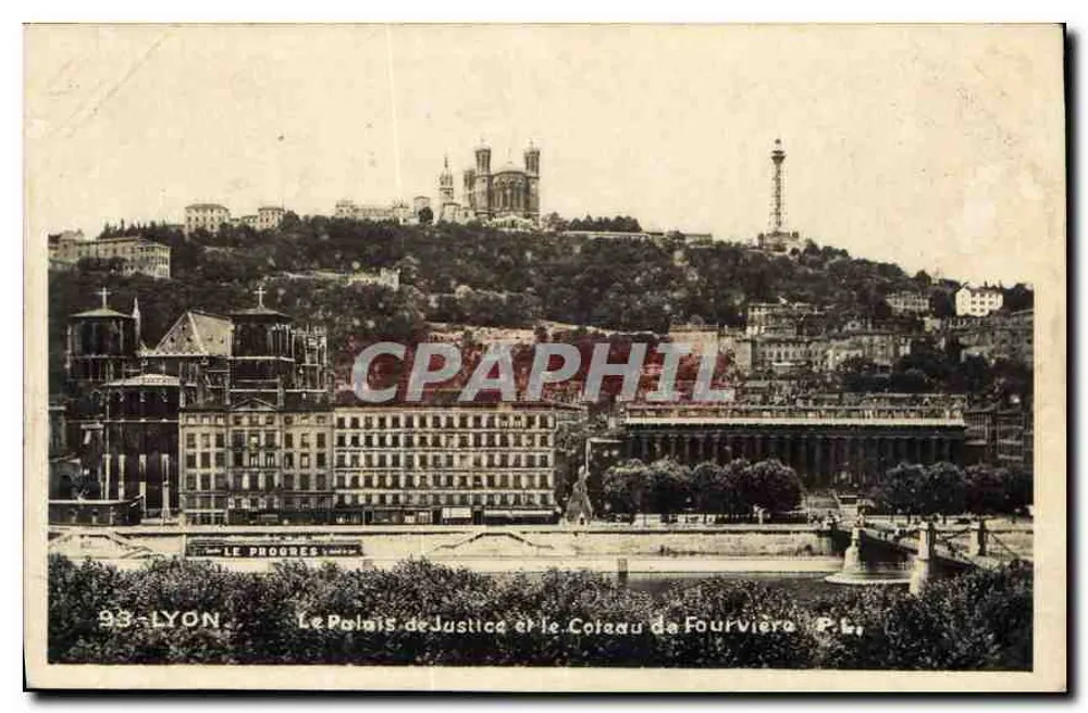 Lyon — Das Justizpalast und das Kolosseum von Fourvière — P. 69 - Vorderseite