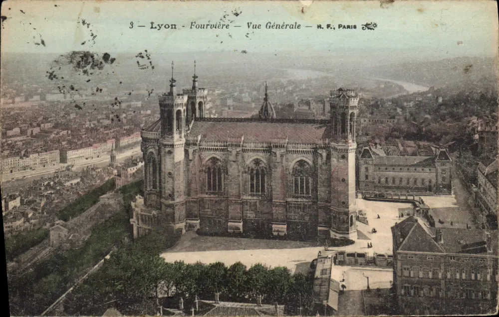 Lyon - Fourvière - Vista Geral — H. F., Paris - Frente