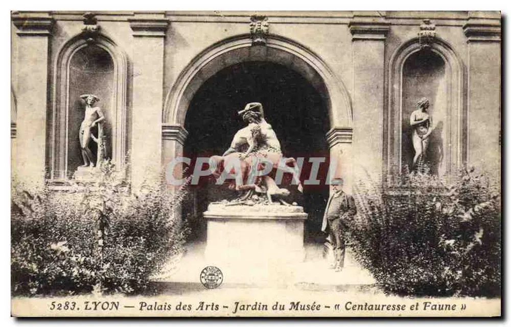 LYON — Palais des Arts — Jardin du Musée — « Centauresse et Faune » - Recto