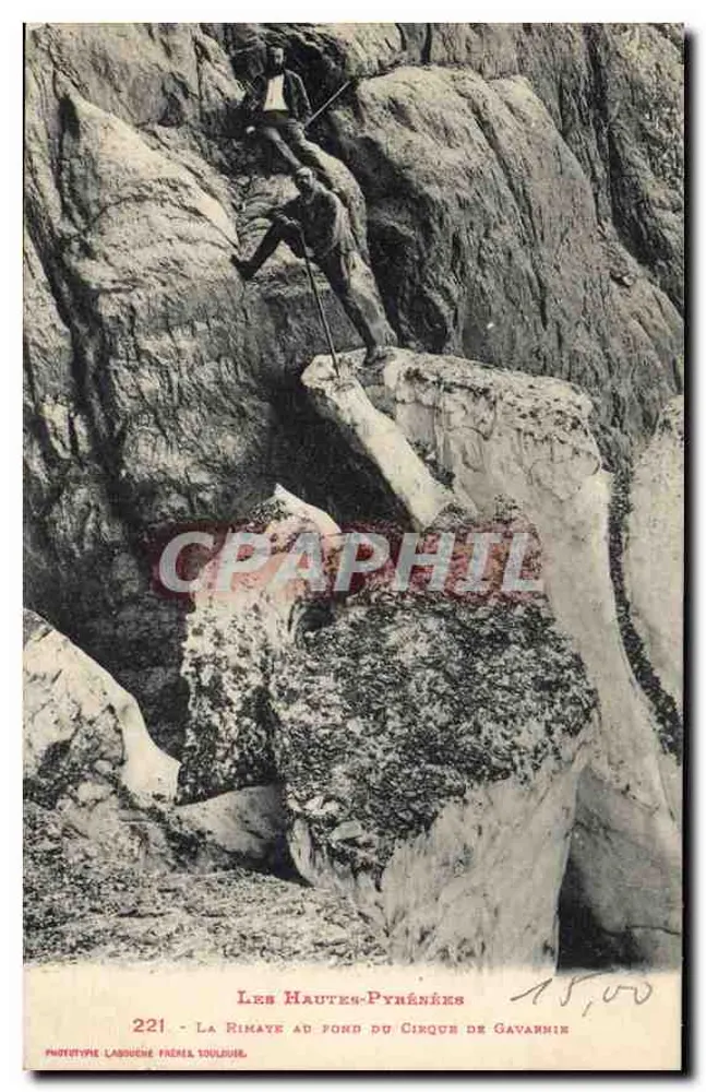 La Rimaye am Grund des Cirques von Gavarnie — Les Hautes-Pyrénées — Phototype Labouche Frères, Toulouse, n°221 - Vorderseite