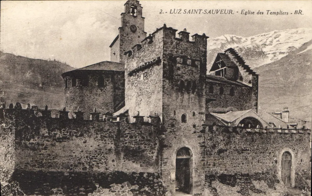 Luç Saint-Sauveur — Église des Templiers — B.R. - Recto