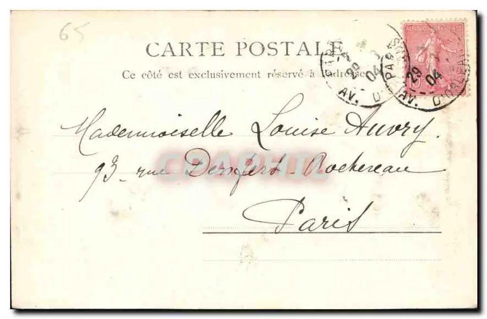 O Castelo Ste Marie — Ruínas sobre rochedos — R.&J. D. 11188 Ahin - Verso