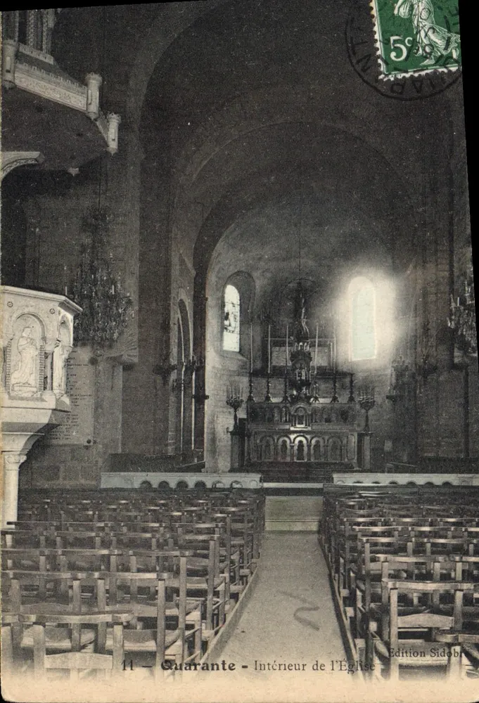 Guarante - Interior da Igreja — Edição Sidobr - Frente