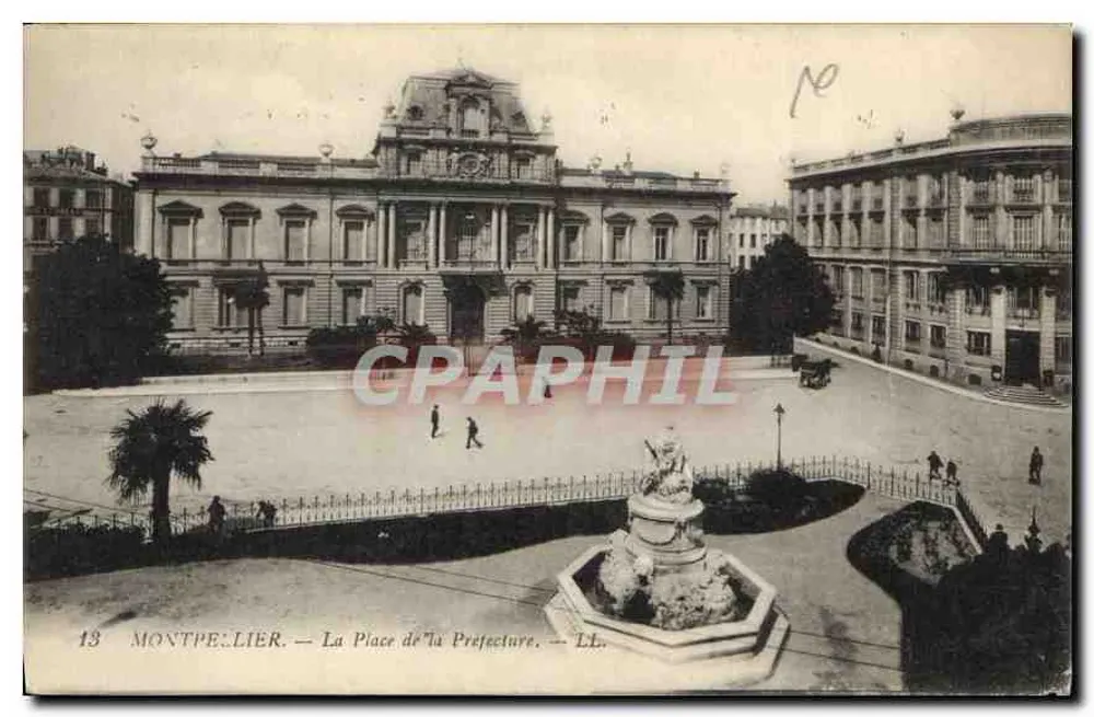 Montpellier — Plein van de Prefectuur — LL. n°13 - Voorkant