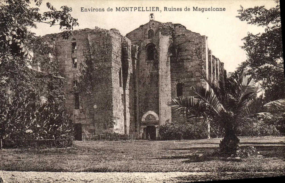 Ruínas de Maguelonne — Arredores de Montpellier — n° 158 - Frente