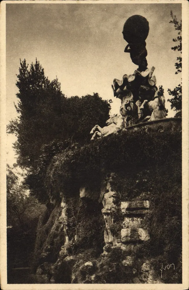 Béziers (Hérault) — Monumentale Fontäne (Plateau des Poètes) — Yvon, n°9 - Vorderseite