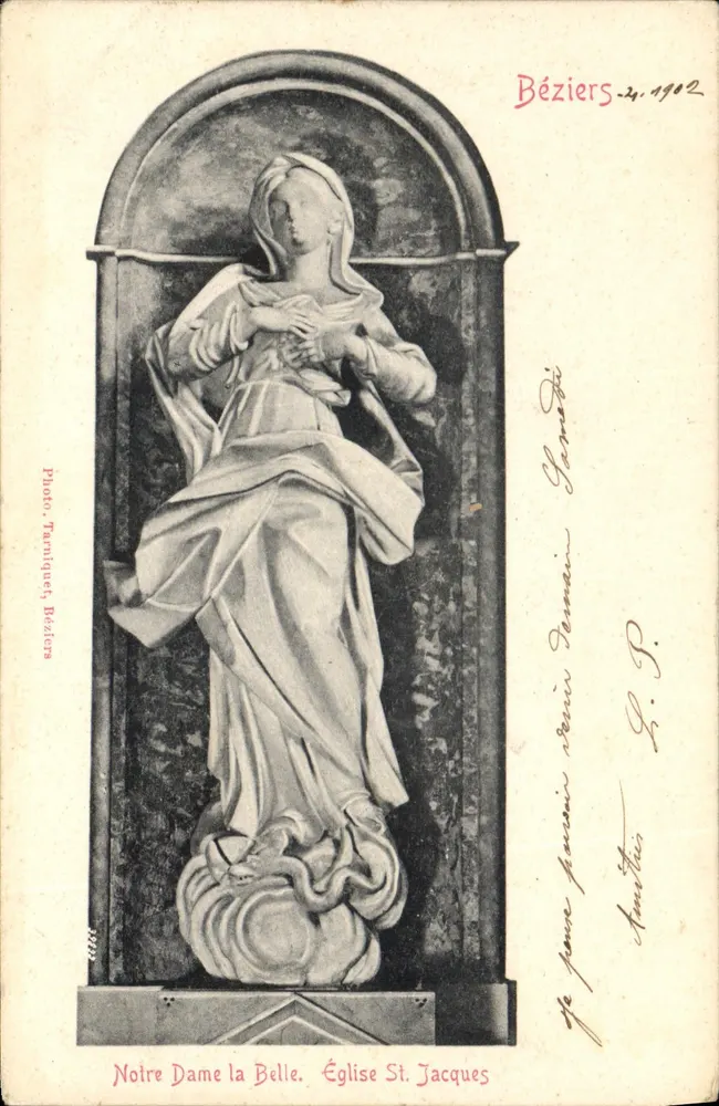 Notre Dame la Belle — Kirche St. Jacques — Foto. Tarniquet, Béziers - Vorderseite