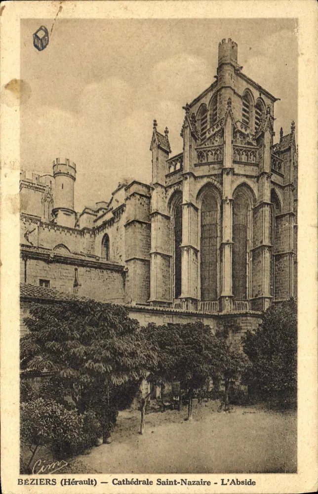 Béziers (Hérault) — Kathedrale Saint-Nazaire — Die Apse - Vorderseite
