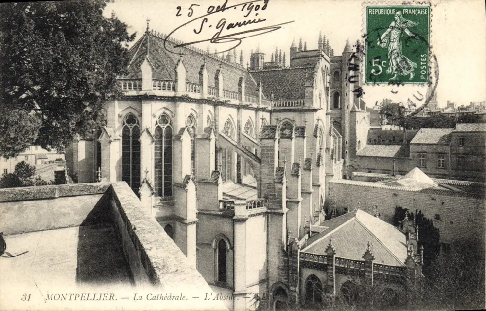 Montpellier — A Catedral — A Abside — Editor desconhecido, n° 31 - Frente