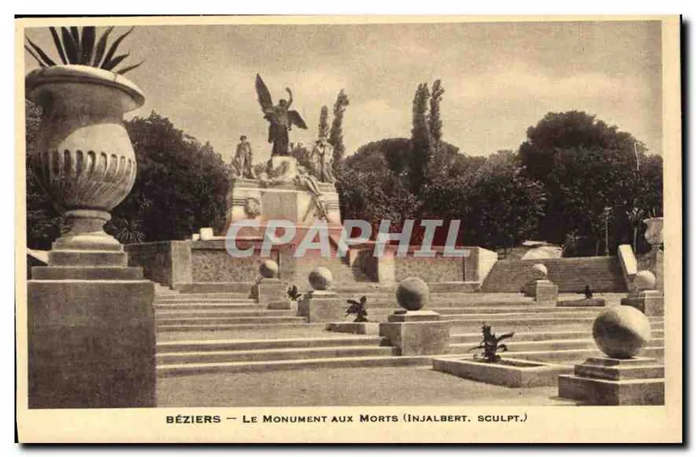 Béziers — Le Monument aux Morts (Injalbert, sculpt.) - Recto