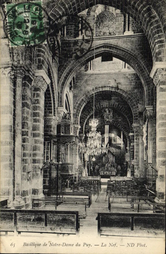 Basilica di Notre-Dame du Puy — La Nef — ND Pbot. - Recto