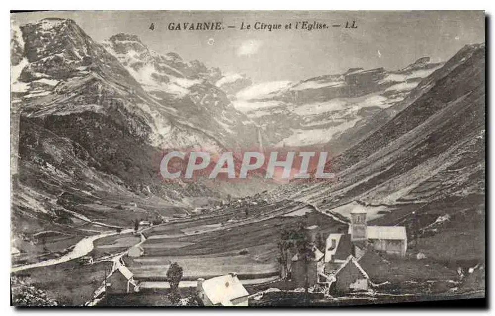 Gavarnie — O Circo e a Igreja — L.L. - Frente