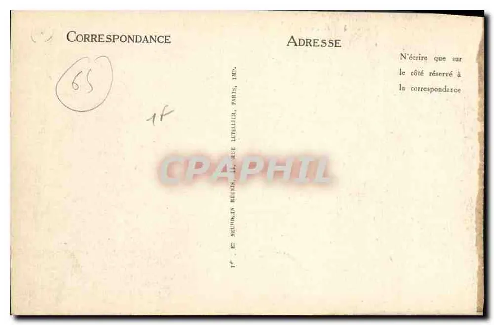 Gavarnie — O Circo e a Igreja — L.L. - Verso