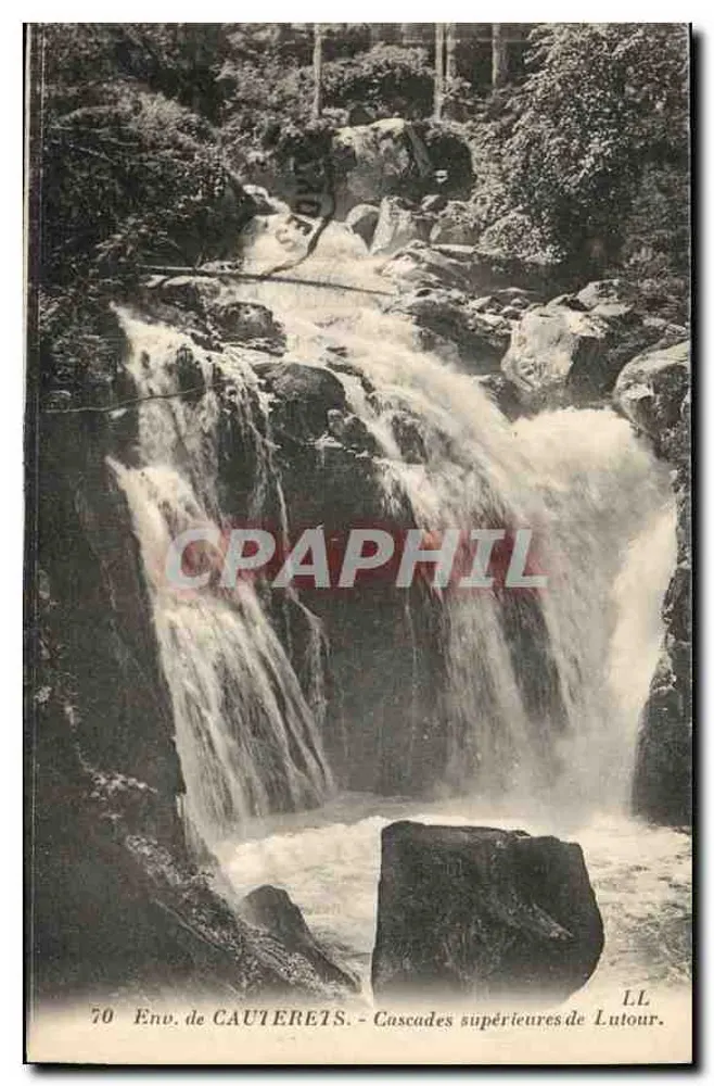 Env. de CAUTERETS - Cascades superiores de Lutour — LL, n°70 - Frente