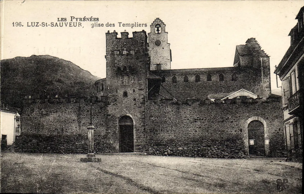 Luz-Sauveur — Kirche der Templer — Die Pyrenäen, Nr. 196 - Vorderseite