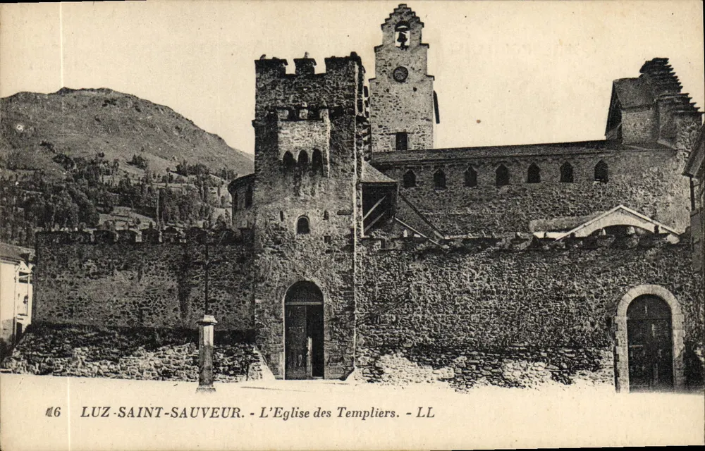 Luz-Saint-Sauveur — Die Templerkirche — LL - Vorderseite