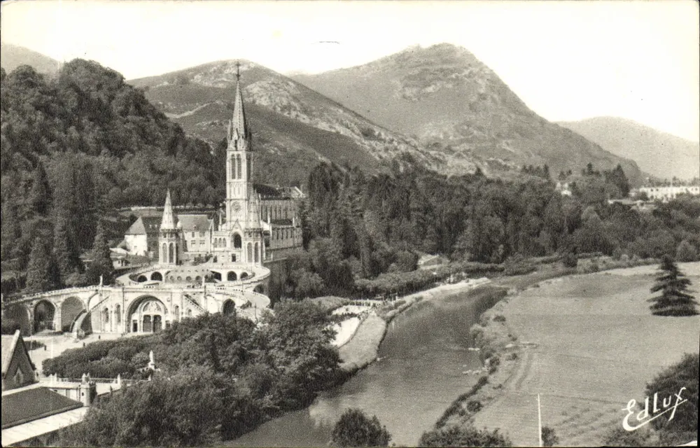Lourdes — A Basílica e o Gave — Editor Edluf - Frente