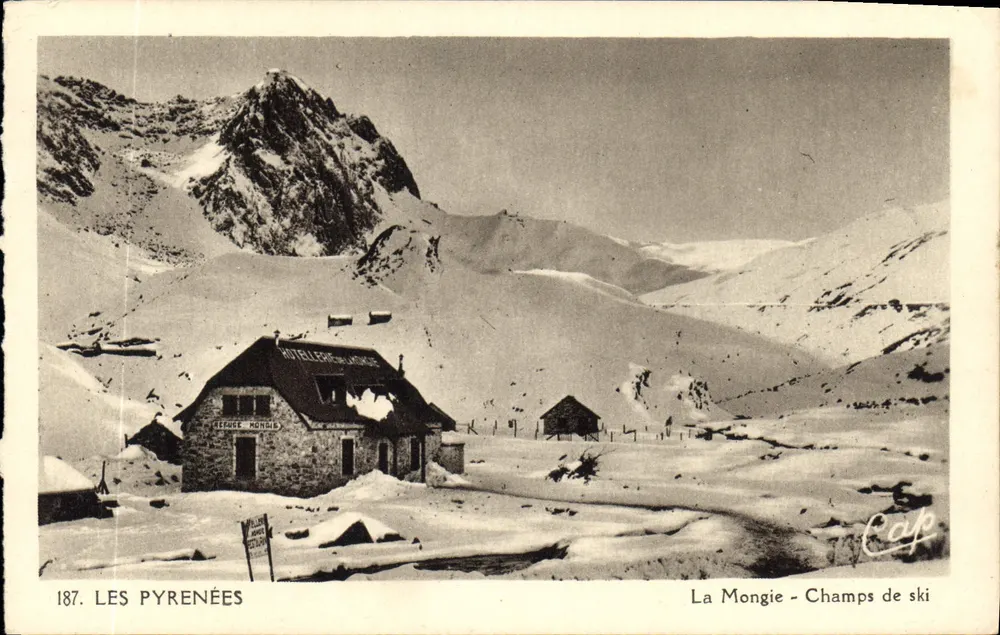 La Mongie - Campos de esqui — Os Pirineus — Editor CAP - Frente