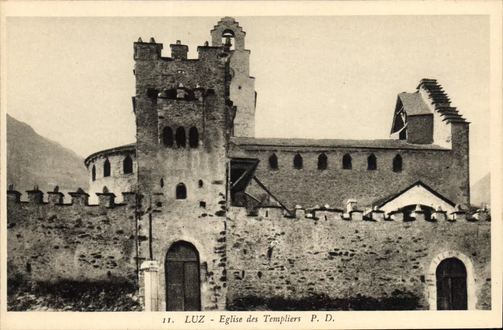 Luz - Igreja dos Templários — P. D. — Edição P. Doucet Lourdes - Frente