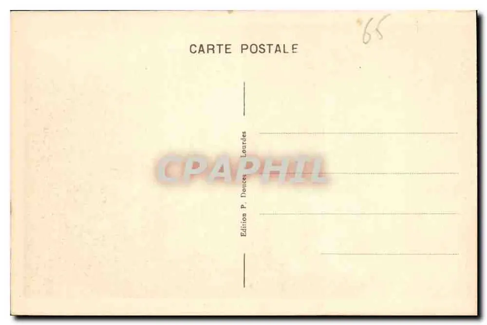 Luz - Igreja dos Templários — P. D. — Edição P. Doucet Lourdes - Verso