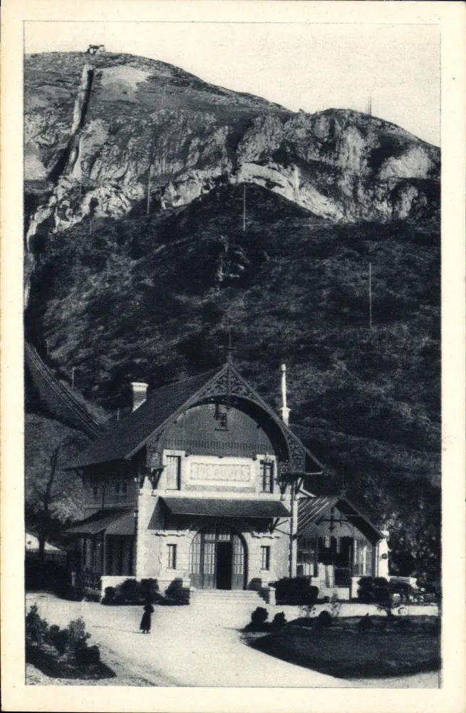 Funicular do Pic du Jer — Lourdes — Édit. P. Douet, Lourdes - Frente