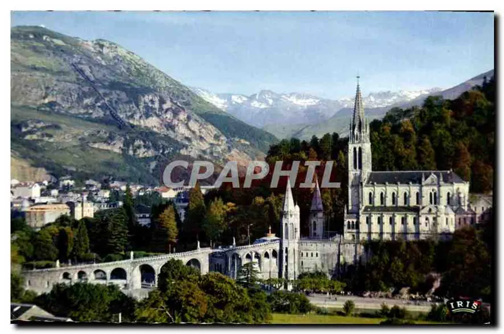 Lourdes — A Basílica e o Pic du Jer — IRIS - Frente