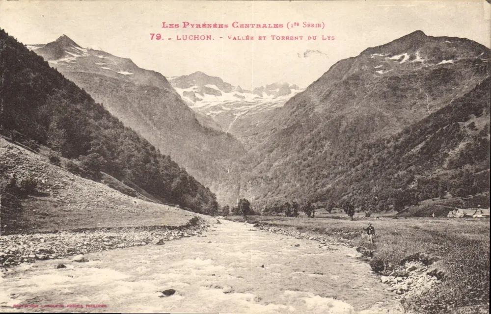 Zentrale Pyrenäen (1. Serie) — 79. Luchon. Täler und Lys-Bach — Verlag: P. LAMBERT & Cie, Pau - Vorderseite