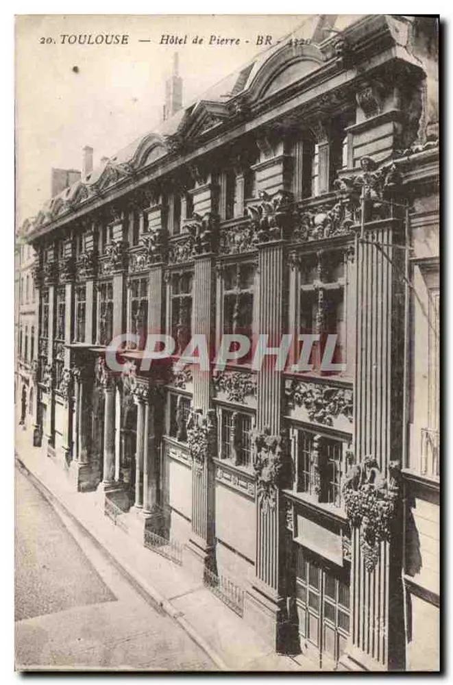 Toulouse — Hotel de Pierre — BR - 4720 - Frente