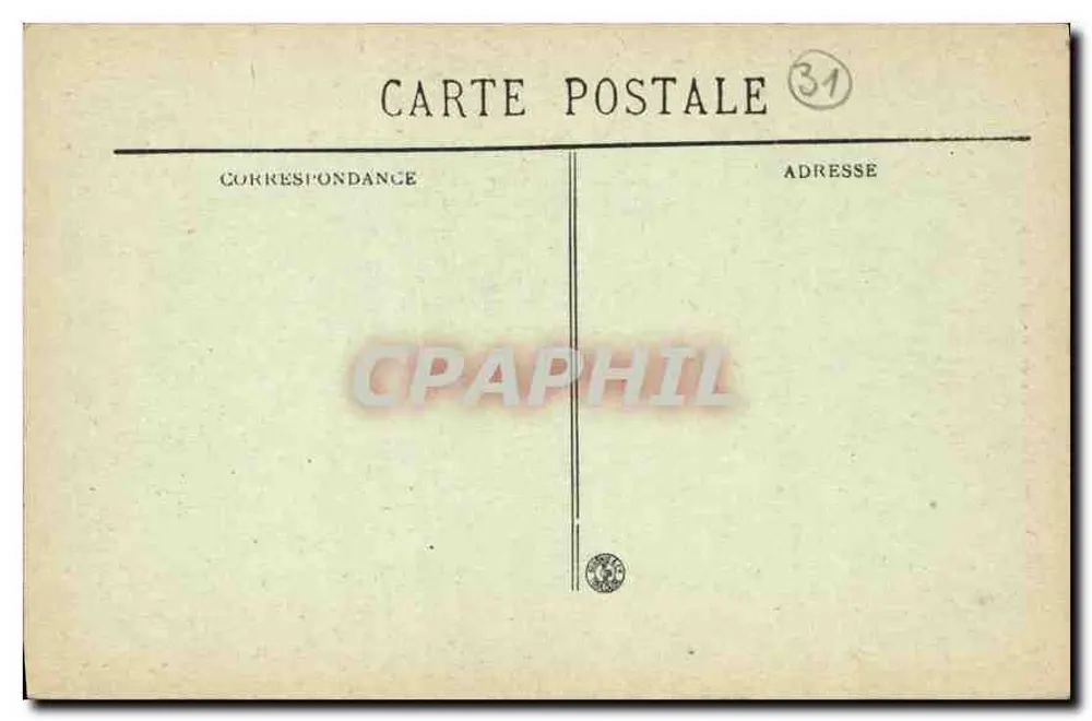 Toulouse — Hotel de Pierre — BR - 4720 - Verso