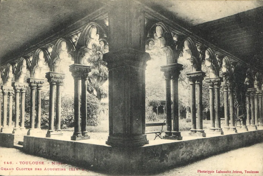 Großer Cloister der Augustiner — Toulouse — Phototypie Labouche Frères - Vorderseite