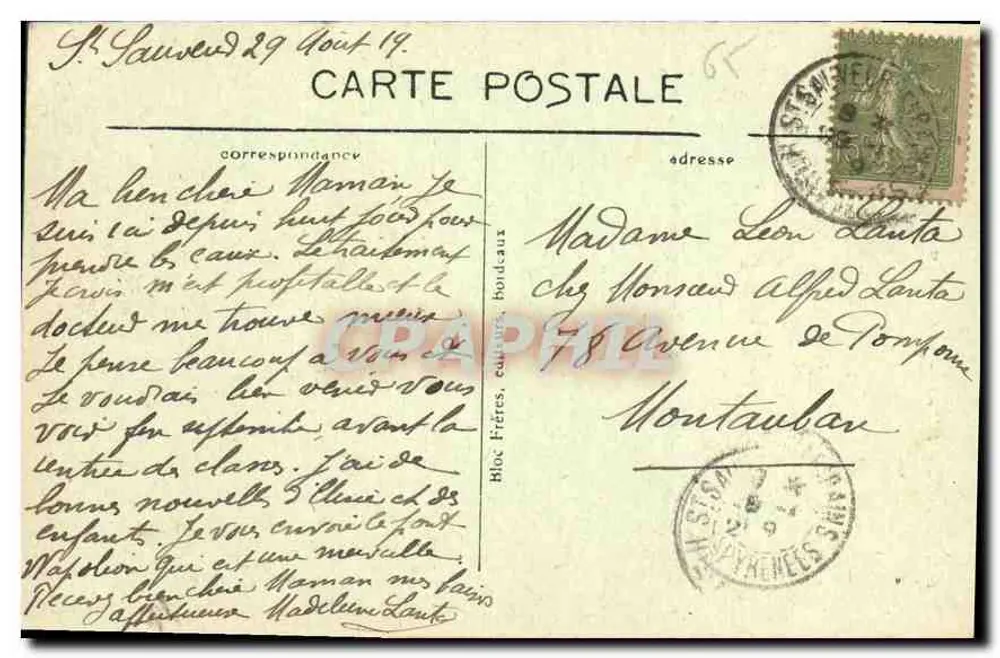 San Salviatore — Il Ponte Napoleone — BR - 1048 - Verso