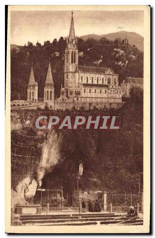 Lourdes — A Gruta e a Basílica — Ducet - Frente