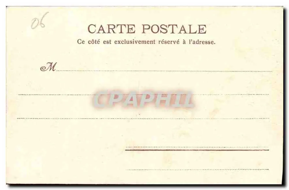 Golfe-Juan — Villa Mauresque, Allées des Cocotiers — P. L. Maillan, Verlag Cannes 720 - Rückseite