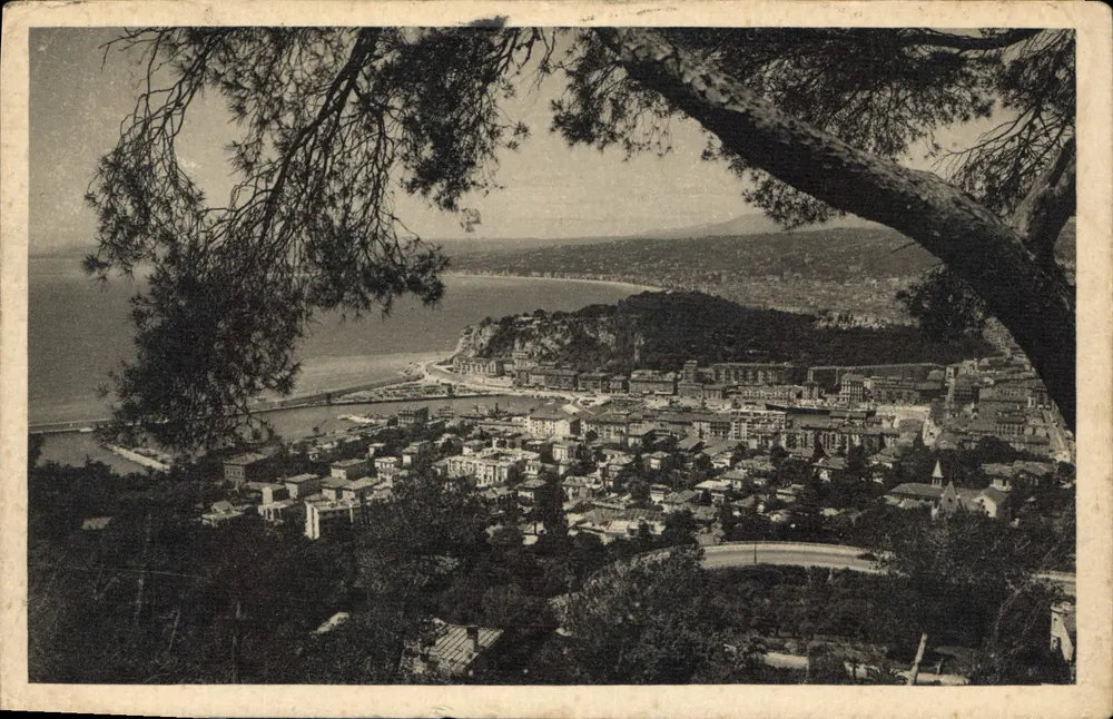 Allgemeiner Blick auf Nice — Künstlerische Côte d'Azur — L. Gilletta et Cie - Vorderseite