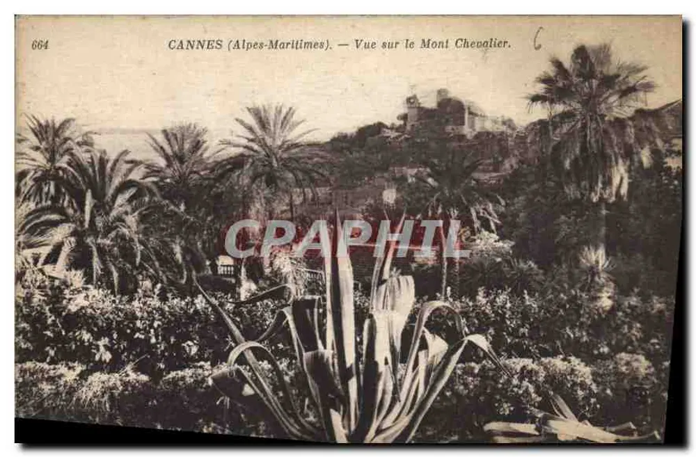CANNES (Alpes-Maritimes) — Ansicht des Mont Chevalier — Verleger: De Breteuil - Vorderseite