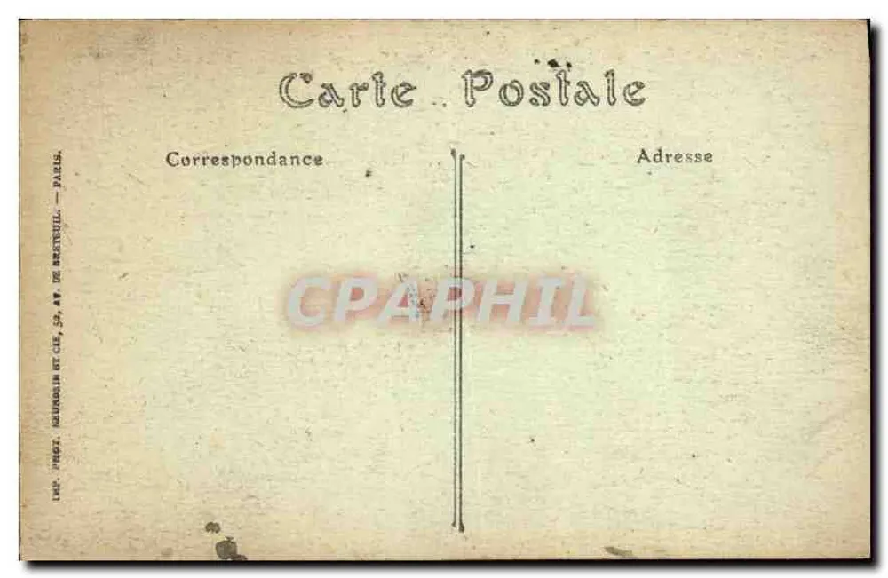 CANNES (Alpes-Maritimes) — Ansicht des Mont Chevalier — Verleger: De Breteuil - Rückseite