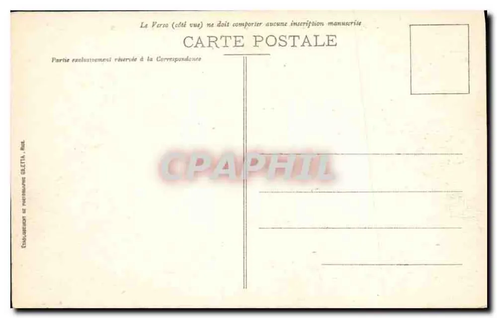 NICE - Vista tomada desde el Castillo - Bahía de los Ángeles - Editor GLETTA, n° 169 - Reverso