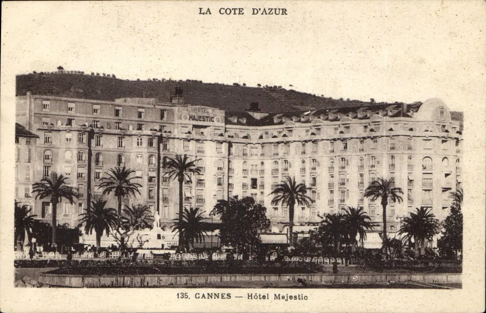 Cannes — Hotel Majestic — Die Côte d'Azur - Vorderseite