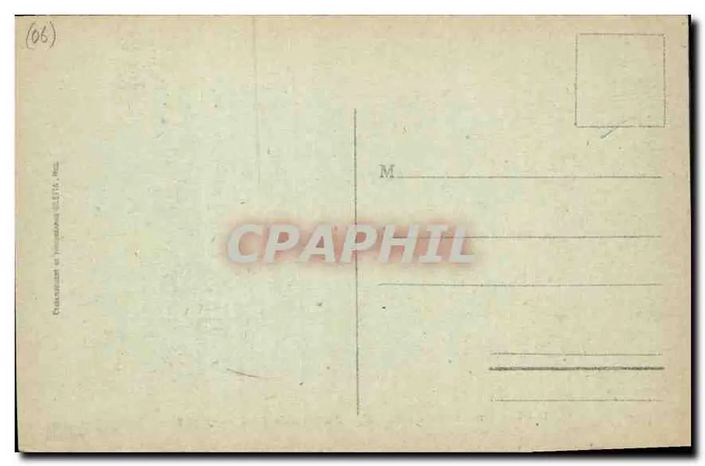 चाटोनेनूफ के अवशेष — निस के आसपास — एडिशन गिलेटा संख्या 1174 - पीछे