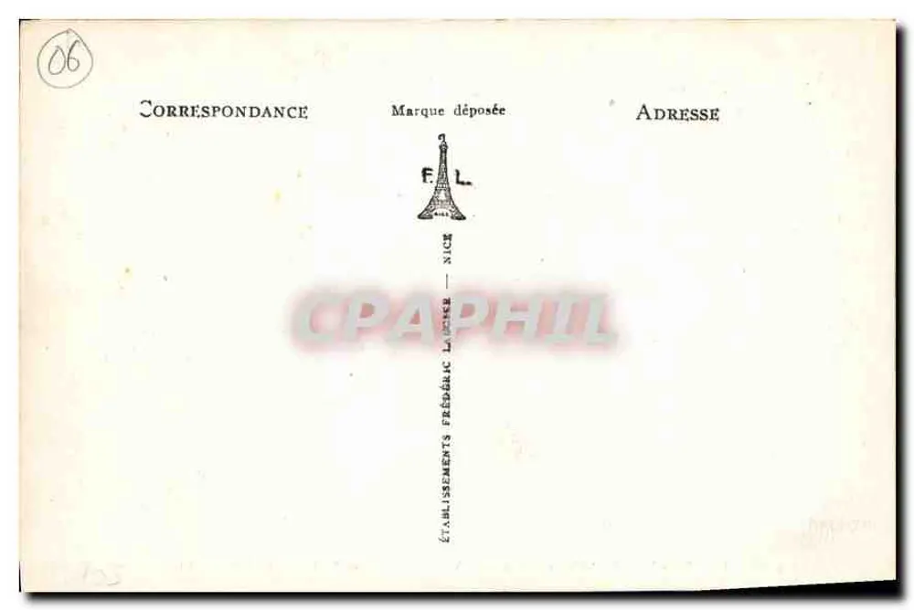 Beuil (A.M.) — Allgemeiner Blick und die Skipiste — FL - Rückseite