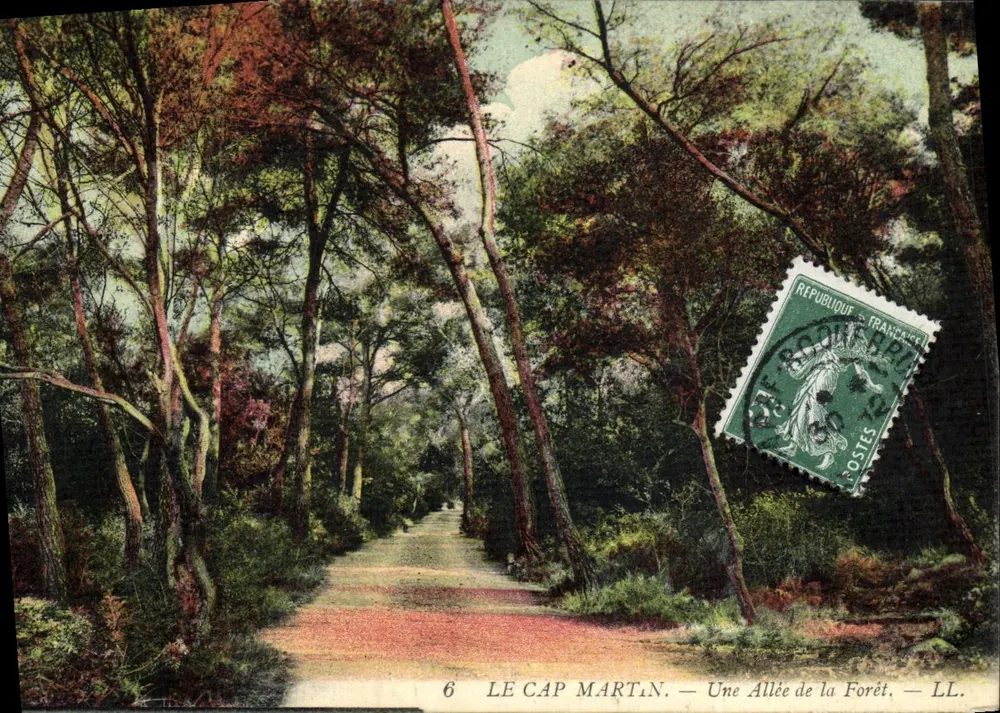 Cap Martin — Een Pad door het Bos — LL. — n°6 - Voorkant
