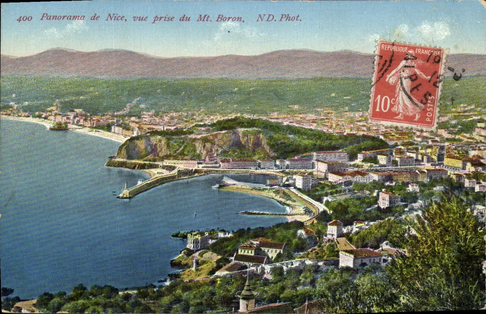 Panorama de Nice, vista tirada do Mt. Boron — N.D. Fot. — n° 400 - Frente