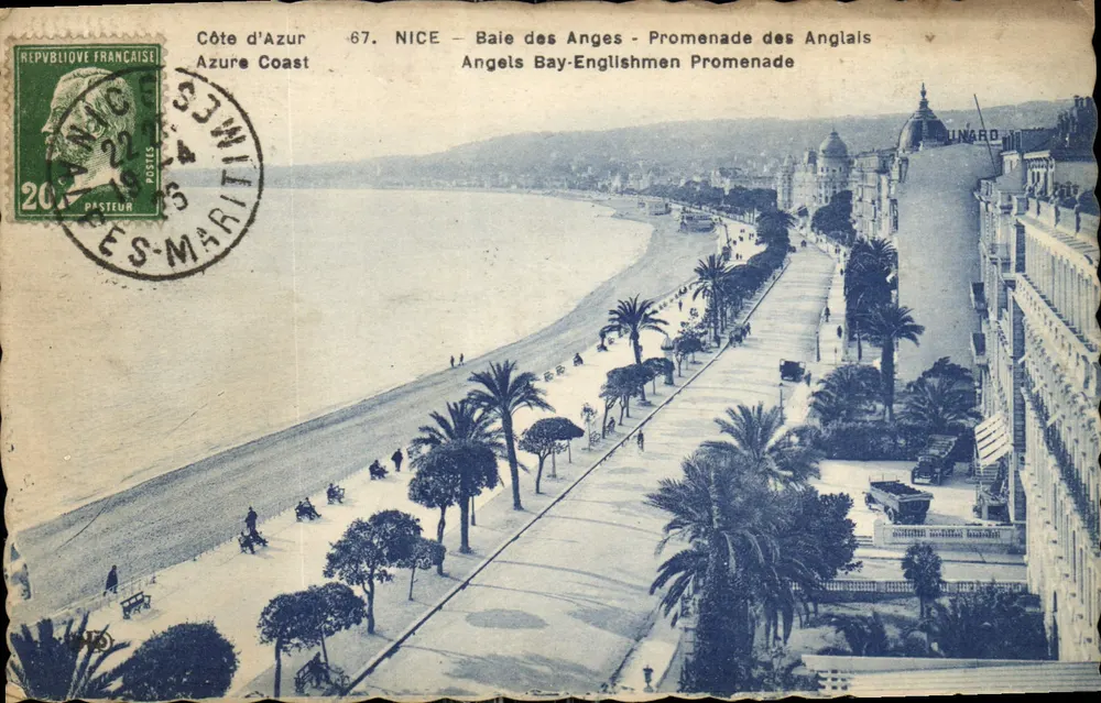 Nice - Bucht der Engel - Promenade des Anglais — Edition Taitzère, Nr. 67 - Vorderseite