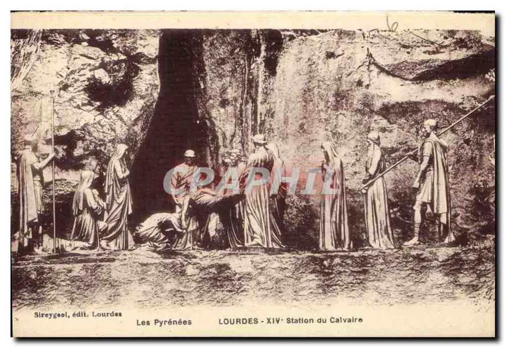 Lourdes - XIV Station des Leidens — Sireygeol, Verlag Lourdes - Vorderseite