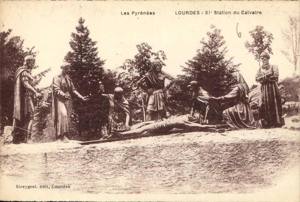 Lourdes - XI Station des Kreuzwegs — Sireygeol, Verlag, Lourdes - Vorderseite